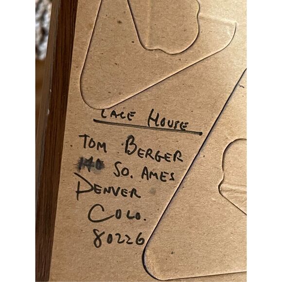 Vintage Tom Berger “1969 “Proof” Lace House print framed . - Picture 5 of 7